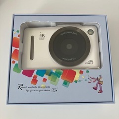 新品 デジタルカメラ 4K動画 6800万画素 オートフォーカス 16倍ズーム の画像