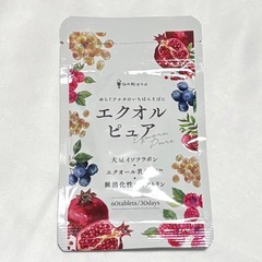 エクオルピュア 30日分 エクオール 乳酸菌 アグリコン型 ビタミンB12 国内製造 美容 大豆イソフラボンの画像