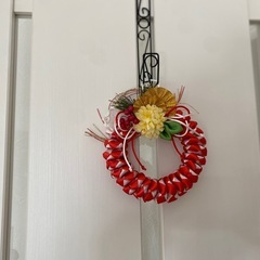 リース　お正月飾り　しめ縄　ハワイアンリボンレイの画像