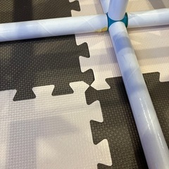 【滑り台無】白いわんぱくジム　People　室内遊具　知育玩具　ジャングルジムの画像