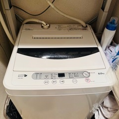 引取り限定！超快適•便利！洗濯機乾燥機セット！！　YAMADA洗濯機＆東芝乾燥機フレーム付の画像