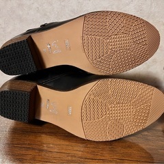 未使用品　ing（イング） 銀座ワシントン ing  カジュアルショートブーツ（ブラック） 25㎝の画像