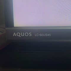 アクオス　 60型　
液晶 TVの画像