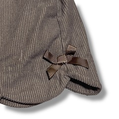 しまむら コーデュロイ スカラップ パンツ 120cmの画像