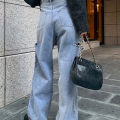 GRL デニムパンツ Mサイズ タグ付き新品 試着のみの画像