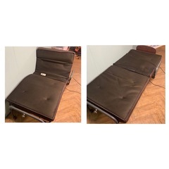 【まだまだ活躍してくれると思います！】アテックス　電動リクライニング　折りたたみベッドの画像