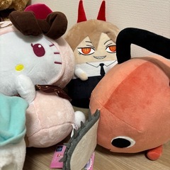 ゲームで取ったぬいぐるみの画像