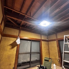 和室の木部洗い