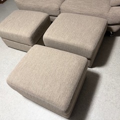 お！値段以上ニトリ♪ 3人掛けソファの画像