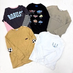 【1着100円以下！】120cm 男の子 まとめ売り セット 大量 秋冬 長袖 トップス アウター パンツ 洋服 保育園 小学校の画像