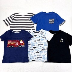  【1着100円以下！】120cm 男の子 まとめ売り セット 大量 春夏 半袖 トップス Tシャツ　パンツ 洋服 保育園 小学校の画像