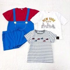  【1着100円以下！】120cm 男の子 まとめ売り セット 大量 春夏 半袖 トップス Tシャツ　パンツ 洋服 保育園 小学校の画像
