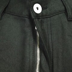 Danke Schon ダンケシェーン 25AW WEB＆DEPOT限定 ECOSUEDE W-KNEE PANTS エコスエード ダブルニーパンツ UNS25118-OT L ブラック フェイクレザー ペインター ボトムス【新古品】【中古】【Danke Schon】の画像