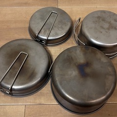 スノーピーク(snow peak)クッカーセット チタン パーソナルクッカーセット スタッキング キャンプ アウトドア 登山 防災用品の画像