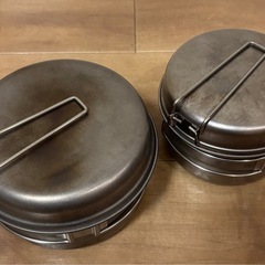 スノーピーク(snow peak)クッカーセット チタン パーソナルクッカーセット スタッキング キャンプ アウトドア 登山 防災用品の画像