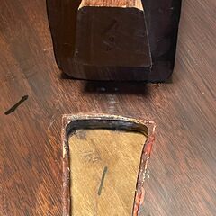 花梨 カリン ローテーブル 1枚板 重厚 引取限定の画像