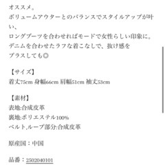 DIANTE ムートンコート の画像