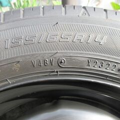 スズキ純正14インチホイールタイヤ付き中古4本組③の画像