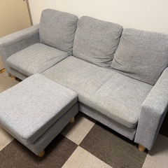 3人掛けカウチソファ　お譲りしますの画像