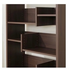 調整可能 ニトリ 本棚 大きめ 茶色 ブラウン の画像