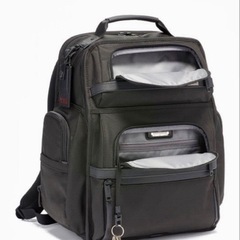 新品未使用 TUMI ALPHA 3ブラックデラックス多機能ショルダーバッグ リュックの画像