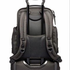 新品未使用 TUMI ALPHA 3ブラックデラックス多機能ショルダーバッグ リュックの画像