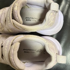 瞬足　スニーカー　16cm パープル　紫　キッズシューズ　子供　靴の画像