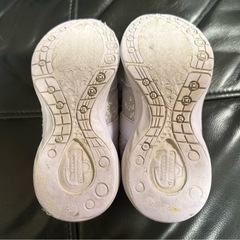 瞬足　スニーカー　16cm パープル　紫　キッズシューズ　子供　靴の画像