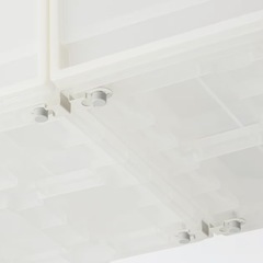 【新品未使用・１個のみ開封】無印良品　ポリピレンケース　連結用パーツ２個セット✖️３セットの画像