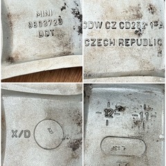 MINIホイール クロスオーバー 純正 スターシングルスポーク シルバー系の画像