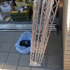 メタルラック　洋服掛け　３段　横幅９０センチの画像