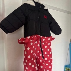 美品‼️ミニーちゃん　スノーウェア　80の画像