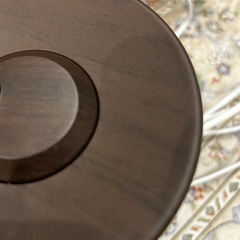 アロマ加湿器 THREEUP ／ダークウッド／超音波式・抗菌・小型の画像