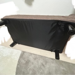 2人掛けソファ　グレージュ　の画像