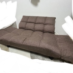 2人掛けソファ　グレージュ　の画像