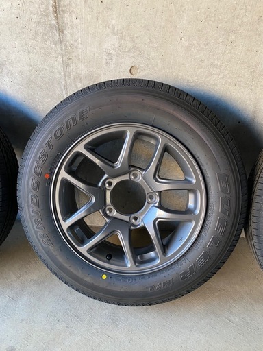 ジムニーJB64 純正タイヤ＆ホイール16インチ　新車外し 4本 ジムニー アルミホイール（16インチ/1本分）「スズキ純正用品
