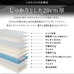 【美品】シングルマットレスの画像