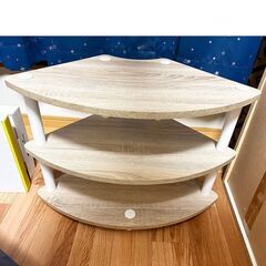 デザイン 棚 3段の画像