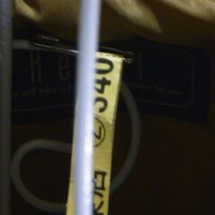 ベージュ ジップアップウールコートの画像