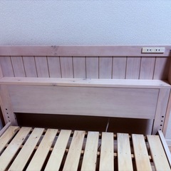 ニトリ シングルベッドフレームの画像