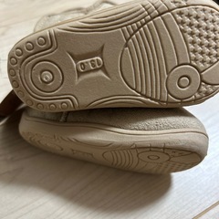 未使用　子供　ムートンブーツ　ベージュ　13センチの画像