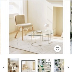 ガラステーブルの画像