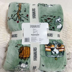 コストコブランケット　スヌーピーPeanuts大判ひざ掛け 152x177cmの画像