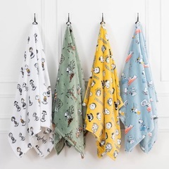 コストコブランケット　スヌーピーPeanuts大判ひざ掛け 152x177cmの画像