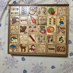 知育玩具❣️　あいうえお積木の画像
