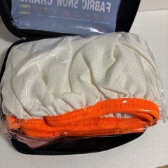 スノーソックス 布製タイヤチェーン 非金属 駆動輪 2本分 コンパクト 簡単装着の画像