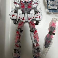 ガンプラ　ジャンク １／１００　ＭＧ　ＲＸ－０　ユニコーンガンダム　ソリッドクリアスタンダード　「一番くじ　機動戦士ガンダム　ガンプラ４０周年 Ａ賞 の画像