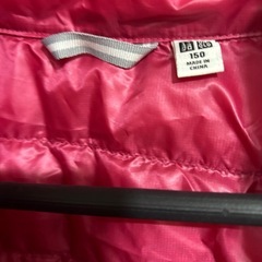 ユニクロ160サイズダウンジャケットの画像