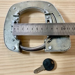 ブリヂストン　電動アシスト自転車　馬蹄型リング錠の画像