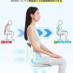 姿勢矯正 椅子 骨盤矯正 姿勢サポートチェア 座椅子 腰が痛くならないの画像